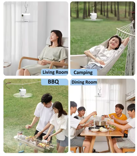 Dual Head Mist Fan – 5 Nozzles