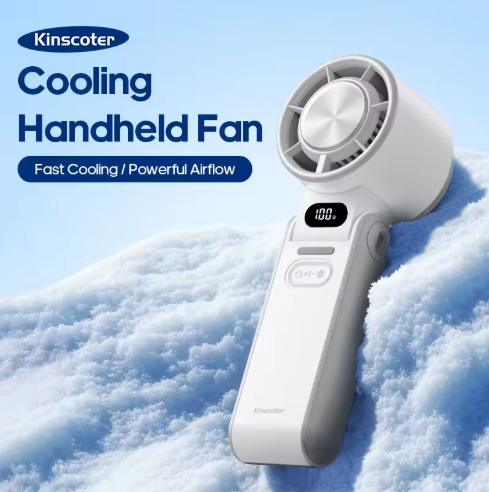 Handheld Fan with Ice-Cool Tech